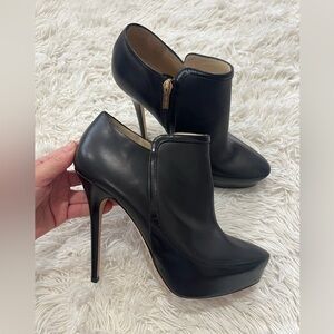 Jimmy Choo Decoy Heel Boots - Size 40- 9.5